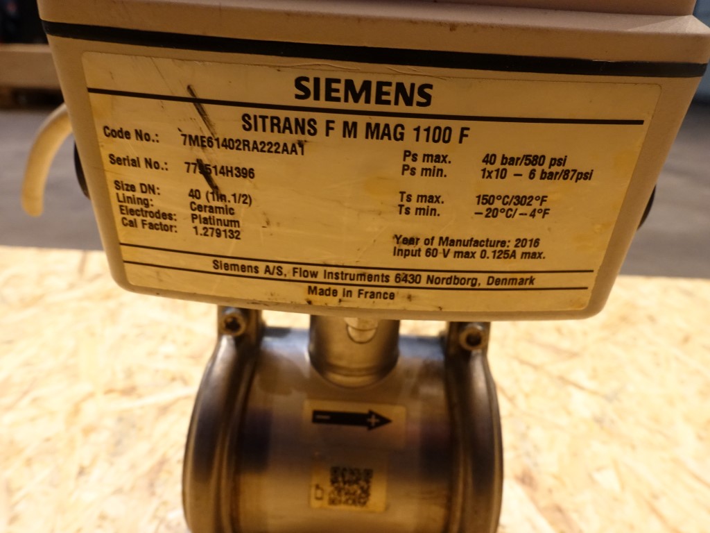 Siemens Sitrans F M Mag 1100 F Flowmeters